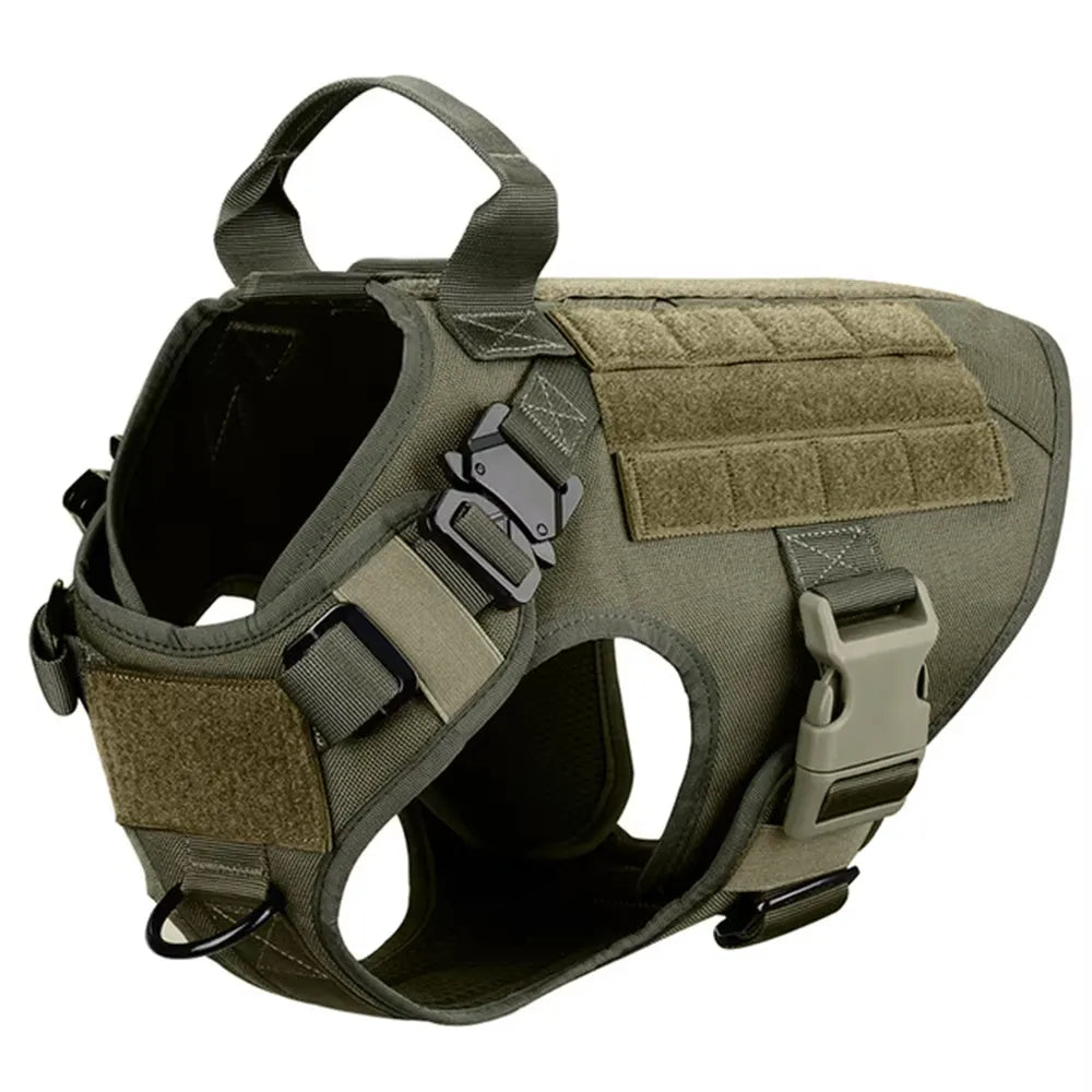 PawlixCare Dog Harness & Leash Set – Nylon Camouflage Chest Harness